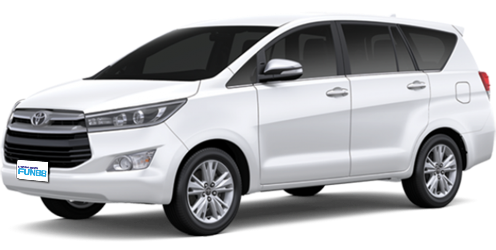 Toyota Innova drop taxi, 7 plus 1 seater